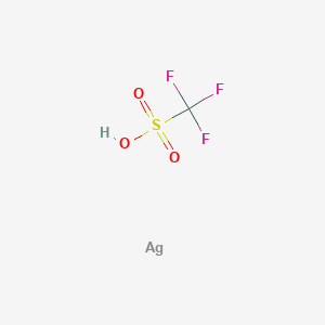 molecular formula CHAgF3O3S B057689 三氟甲磺酸银 CAS No. 2923-28-6