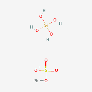 molecular formula H4O8PbSSi B576892 Lead silicate sulfate CAS No. 12687-78-4