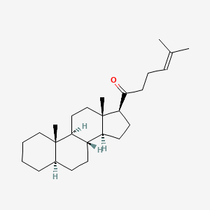 molecular formula C26H42O B576907 21-Nor-5alpha-cholest-24-en-20-one CAS No. 14949-18-9