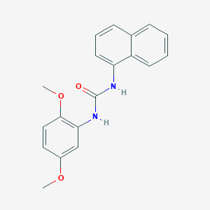molecular formula C19H18N2O3 B5769126 N-(2,5-dimethoxyphenyl)-N'-1-naphthylurea 