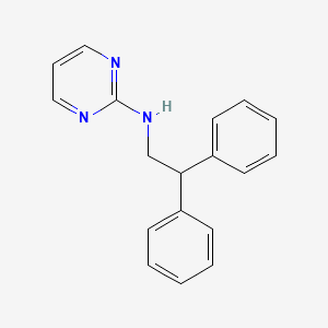 molecular formula C18H17N3 B5769210 N-(2,2-diphenylethyl)pyrimidin-2-amine 