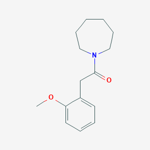 molecular formula C15H21NO2 B5769261 1-(azepan-1-yl)-2-(2-methoxyphenyl)ethanone 