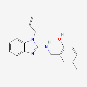 2-{[(1-allyl-1H-benzimidazol-2-yl)amino]methyl}-4-methylphenol