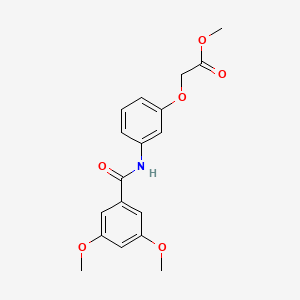 methyl {3-[(3,5-dimethoxybenzoyl)amino]phenoxy}acetate