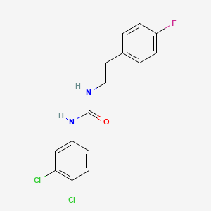 molecular formula C15H13Cl2FN2O B5769375 1-(3,4-Dichlorophenyl)-3-[2-(4-fluorophenyl)ethyl]urea 