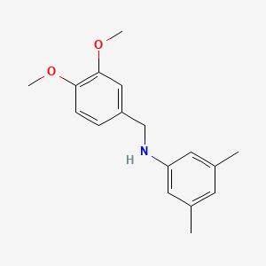 molecular formula C17H21NO2 B5769413 N-(3,4-dimethoxybenzyl)-3,5-dimethylaniline 