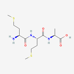molecular formula C13H25N3O4S2 B576946 H-Met-Met-Ala-OH CAS No. 14486-08-9