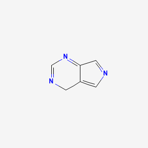 molecular formula C6H5N3 B576949 4H-Pyrrolo[3,4-d]pyrimidine CAS No. 14458-74-3