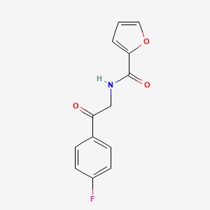 molecular formula C13H10FNO3 B5769667 N-[2-(4-fluorophenyl)-2-oxoethyl]furan-2-carboxamide 