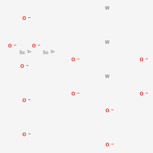 molecular formula O12Sc2W3-18 B576969 Discandium tritungsten dodecaoxide CAS No. 13701-71-8
