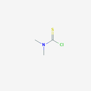 molecular formula C3H6ClNS B057697 Dimethylthiocarbamoyl chloride CAS No. 16420-13-6