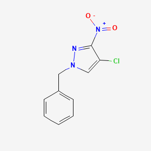 molecular formula C10H8ClN3O2 B5769795 1-Benzyl-4-chloro-3-nitropyrazole 