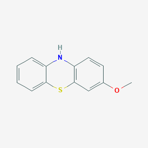molecular formula C13H11NOS B057698 3-Methoxy-10H-phenothiazine CAS No. 1771-19-3