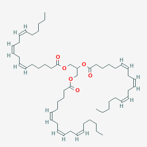 molecular formula C57H92O6 B057699 TG(18:3(6Z,9Z,12Z)/18:3(6Z,9Z,12Z)/18:3(6Z,9Z,12Z)) CAS No. 60756-74-3