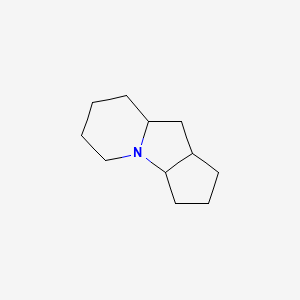 molecular formula C11H19N B576990 Decahydro-1H-cyclopenta[B]indolizine CAS No. 14843-12-0