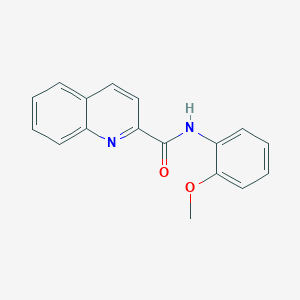molecular formula C17H14N2O2 B5770103 N-(2-methoxyphenyl)quinoline-2-carboxamide 