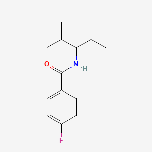 molecular formula C14H20FNO B5770191 N-(2,4-dimethylpentan-3-yl)-4-fluorobenzamide 