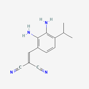 2-(2,3-Diamino-4-isopropylbenzylidene)malononitrile