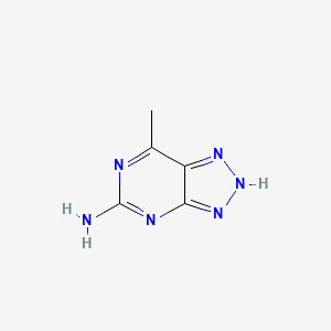 7-methyl-1H-[1,2,3]triazolo[4,5-d]pyrimidin-5-ylamine