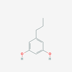 molecular formula C9H12O2 B057704 5-Propylbenzene-1,3-diol CAS No. 500-49-2