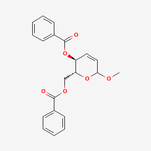 [(2R,3S)-3-benzoyloxy-6-methoxy-3,6-dihydro-2H-pyran-2-yl]methyl benzoate