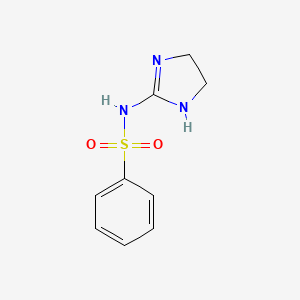 N-(4,5-dihydro-1H-imidazol-2-yl)benzenesulfonamide