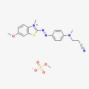 molecular formula C20H23N5O5S2 B577052 Basic Blue 162 CAS No. 15085-91-3