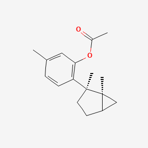 [2-[(1S,2R)-1,2-dimethyl-2-bicyclo[3.1.0]hexanyl]-5-methylphenyl] acetate