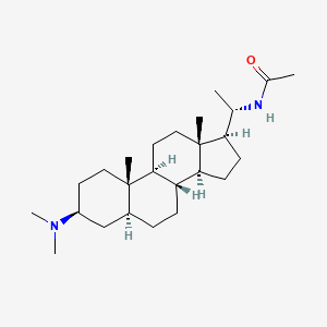 Acetamide, N-[3beta-(dimethylamino)-5alpha-pregnan-20alpha-yl]-