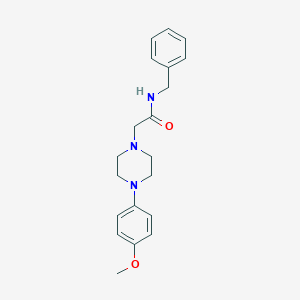 molecular formula C20H25N3O2 B5770664 N-benzyl-2-[4-(4-methoxyphenyl)piperazin-1-yl]acetamide 