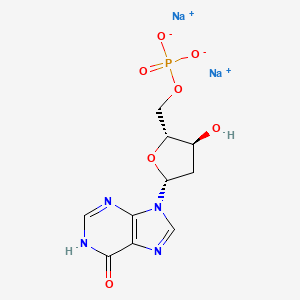 molecular formula C10H11N4Na2O7P B577070 2'-Deoxyinosine 5'-monophosphate disodium 