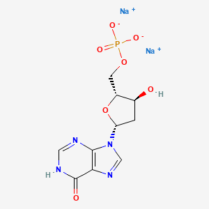 Sodium ((2R,3S,5R)-3-hydroxy-5-(6-oxo-1H-purin-9(6H)-yl)tetrahydrofuran-2-yl)methyl phosphate