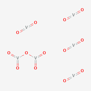 molecular formula O13V6 B577072 Vanadium oxide (V6O13) CAS No. 12037-42-2