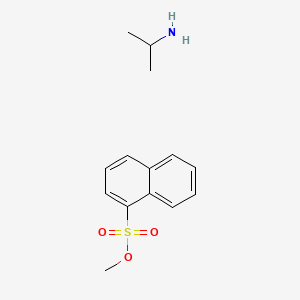 molecular formula C14H19NO3S B577079 Methylnaphthalenesulfonic acid, isopropylamine salt CAS No. 12068-04-1