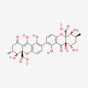 molecular formula C32H32O15 B577098 Ergochrome AD CAS No. 14153-18-5