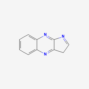 molecular formula C10H7N3 B577103 3H-Pyrrolo[2,3-b]quinoxaline CAS No. 13350-84-0