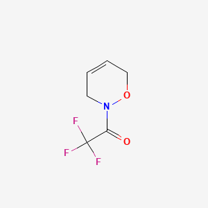 1-(3,6-Dihydro-2H-1,2-oxazin-2-yl)-2,2,2-trifluoroethan-1-one