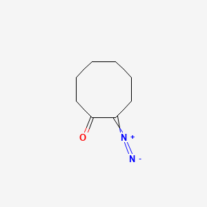 molecular formula C8H12N2O B577121 2-Diazocyclooctanone CAS No. 14088-64-3