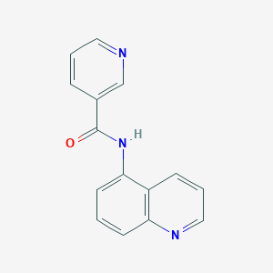 molecular formula C15H11N3O B5771213 N-(quinolin-5-yl)nicotinamide 