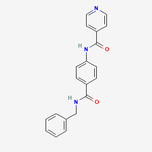 molecular formula C20H17N3O2 B5771288 N-(4-(Benzylcarbamoyl)phenyl)isonicotinamide 