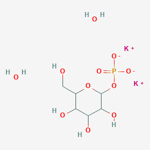 molecular formula C6H15K2O11P B057713 alpha-D-Galactose 1-(dipotassium phosphate) CAS No. 19046-60-7