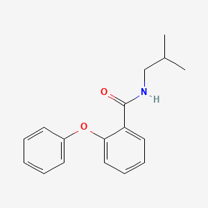 molecular formula C17H19NO2 B5771327 N-(2-methylpropyl)-2-phenoxybenzamide 