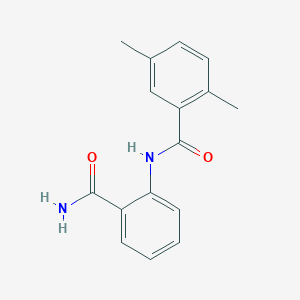 molecular formula C16H16N2O2 B5771351 N-(2-carbamoylphenyl)-2,5-dimethylbenzamide 