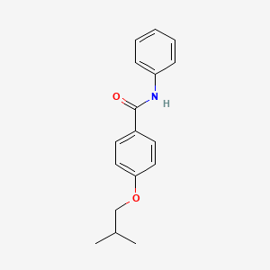 molecular formula C17H19NO2 B5771515 4-(2-methylpropoxy)-N-phenylbenzamide 