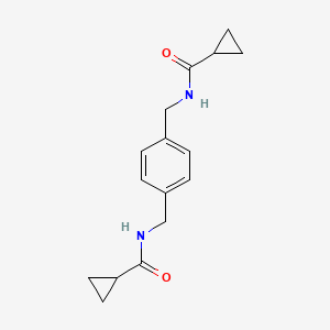 molecular formula C16H20N2O2 B5771702 N-({4-[(CYCLOPROPYLFORMAMIDO)METHYL]PHENYL}METHYL)CYCLOPROPANECARBOXAMIDE 