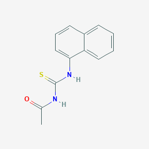 molecular formula C13H12N2OS B5771724 3-ACETYL-1-(NAPHTHALEN-1-YL)THIOUREA CAS No. 14185-62-7