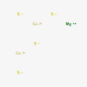 molecular formula Ga2MgS4 B577175 Digallium magnesium tetrasulphide CAS No. 12298-00-9