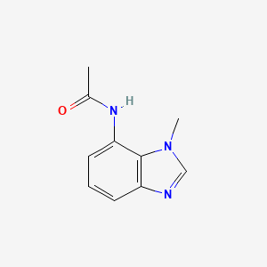 molecular formula C10H11N3O B577179 N-(1-Methyl-1H-benzimidazol-7-yl)acetamide CAS No. 13183-10-3
