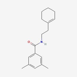 molecular formula C17H23NO B5771852 N-[2-(1-cyclohexen-1-yl)ethyl]-3,5-dimethylbenzamide 
