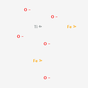 molecular formula Fe2O5Ti B577190 Diiron titanium pentaoxide CAS No. 12023-27-7